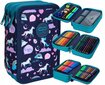 Trīs nodalījumu skolas penālis CoolPack Jumper 3 Unicorn цена и информация | Penāļi | 220.lv