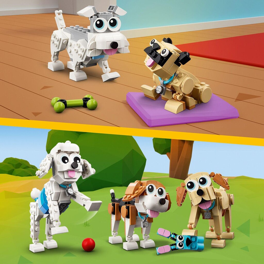 31137 LEGO® Creator Burvīgie suņi cena un informācija | Konstruktori | 220.lv