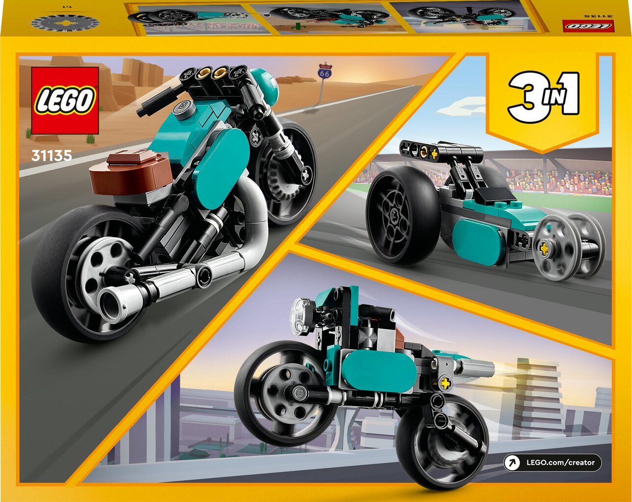 31135 LEGO® Creator Retro motocikls цена и информация | Konstruktori | 220.lv