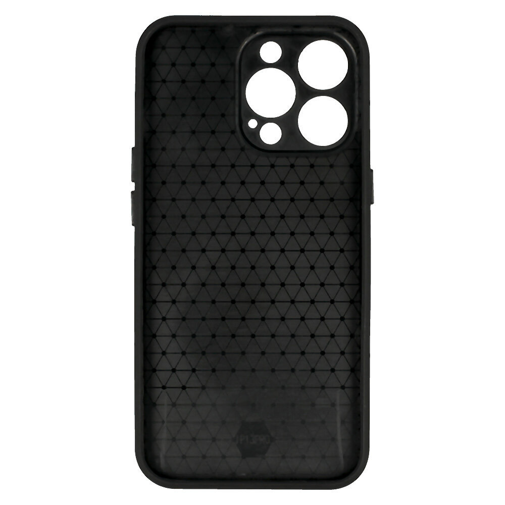 Vāciņš Leather 3D - iPhone 12 Pro D2, melns cena un informācija | Telefonu vāciņi, maciņi | 220.lv