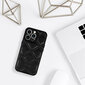 Vāciņš Leather 3D - iPhone 13 D3, melns цена и информация | Telefonu vāciņi, maciņi | 220.lv