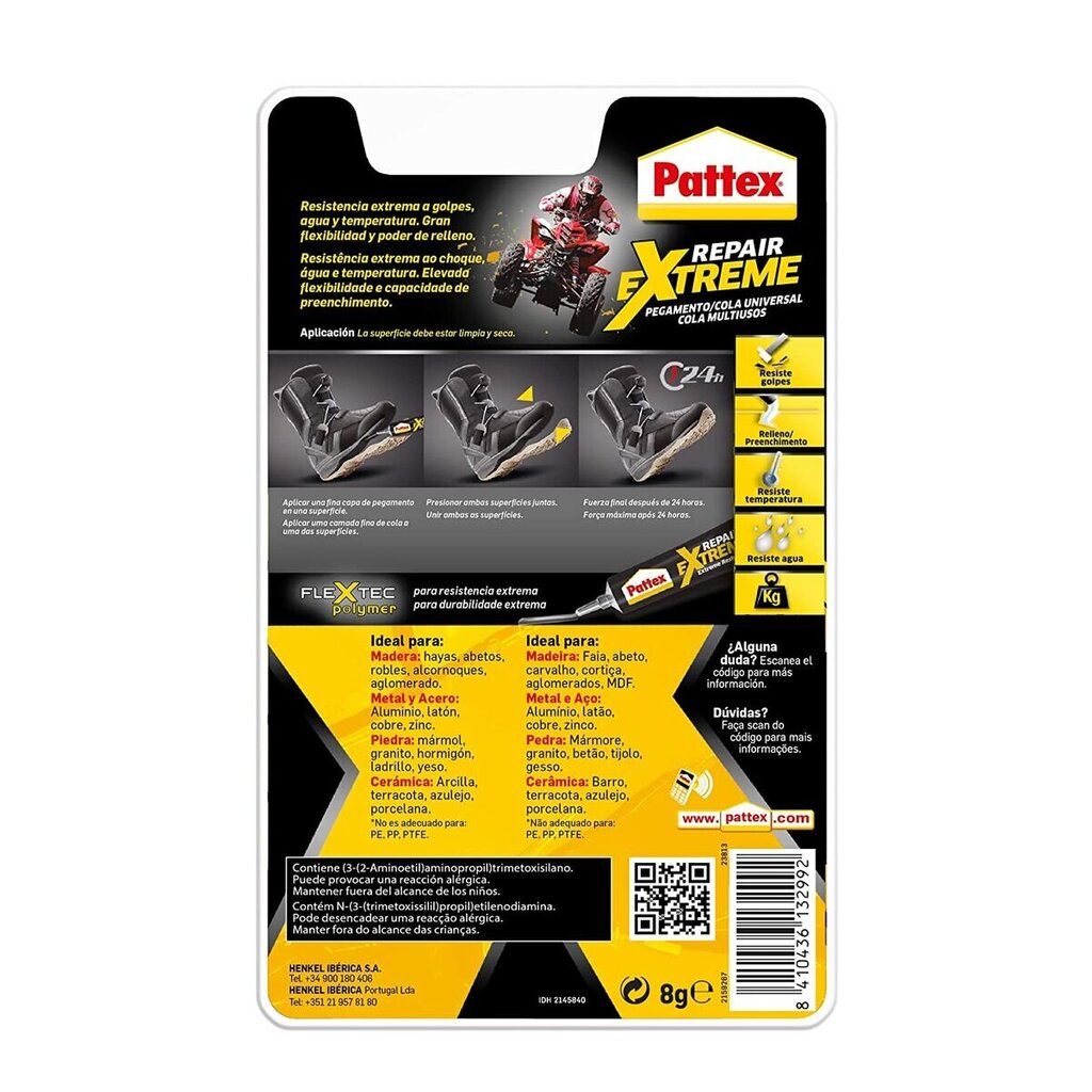 Līme Pattex Repair extreme 8 g cena un informācija | Līmes | 220.lv