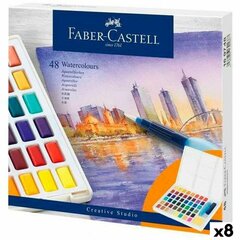 Ūdenskrāsu komplekts Faber-Castell Creative Studio 8 gb. cena un informācija | Modelēšanas un zīmēšanas piederumi | 220.lv