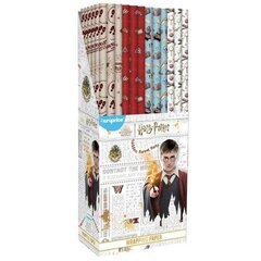 Dāvanu papīrs Harry Potter 0,7 x 2 m 50 gb. cena un informācija | Dāvanu saiņošanas materiāli | 220.lv