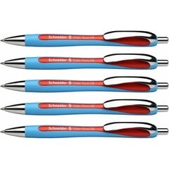 Ручка Schneider Slider Rave XB, красная, 5 шт. цена и информация | Письменные принадлежности | 220.lv