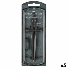 Компас Faber-Castell, чёрный, 5 штук цена и информация | Канцелярия | 220.lv