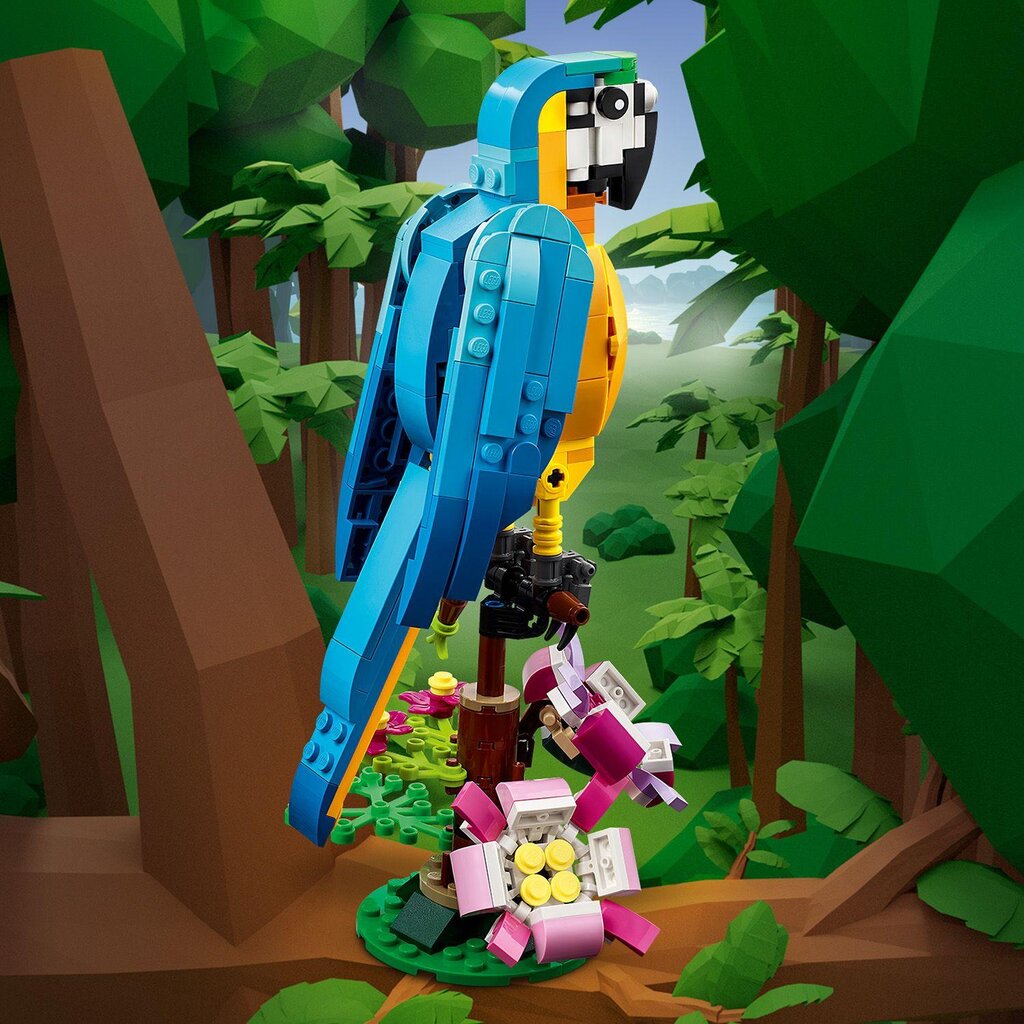 31136 LEGO® Creator Eksotiskais papagailis cena un informācija | Konstruktori | 220.lv