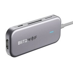 BlitzWolf Адаптер 7в1 HUB Blitzwolf BW-TH5 USB-C цена и информация | Адаптеры и USB разветвители | 220.lv