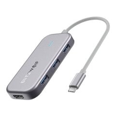 Adapter 7w1 HUB Blitzwolf BW-TH5 USB-C цена и информация | Адаптеры и USB разветвители | 220.lv