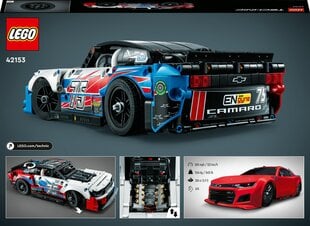 42153 LEGO® Technic Nascar® Next Gen Chevrolet Camaro ZL1 цена и информация | Конструкторы и кубики | 220.lv