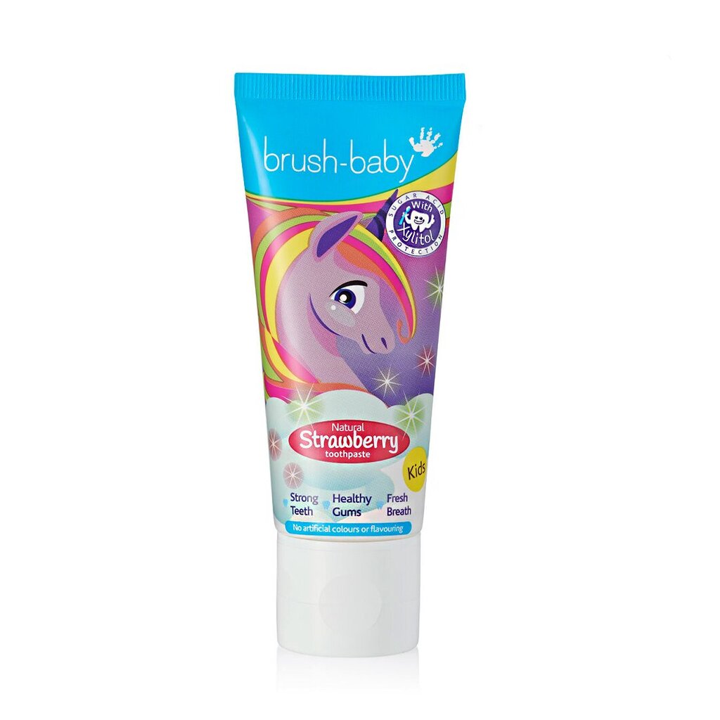 Brush Baby Toothpaste Strawberry Art.BRB029 Zobu pasta (3+gadi) 50ml cena un informācija | Zobu pastas, birstes | 220.lv