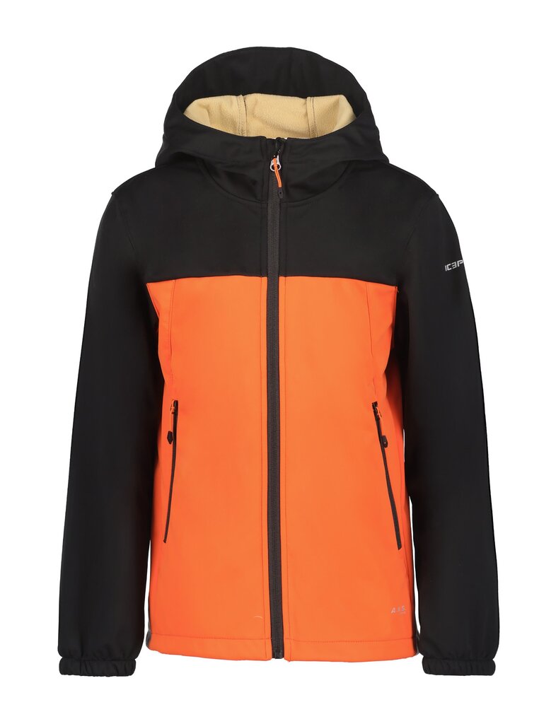 Icepeak Kline bērnu softshell jaka 51897-3*642, sarkans/melns 6438535495512 cena un informācija | Zēnu virsjakas | 220.lv