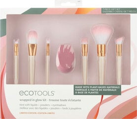 Набор кисточек для макияжа Ecotools Wrapped In Glow, лимитированная серия, 7 предметов цена и информация | Кисти для макияжа, спонжи | 220.lv