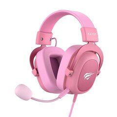 Havit H2002D gaming headphones (pink) цена и информация | Наушники с микрофоном Asus H1 Wireless Чёрный | 220.lv