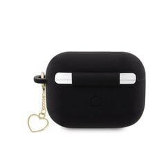 Guess 4G Charms Heart Silicone Case for Airpods Pro 2 Black цена и информация | Аксессуары для наушников | 220.lv