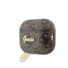 Guess 4G Script Charms PC|PU Case for Airpods Pro 2 Brown цена и информация | Наушники | 220.lv