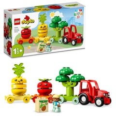10982 LEGO® DUPLO Augļu un dārzeņu traktors цена и информация | Конструкторы и кубики | 220.lv