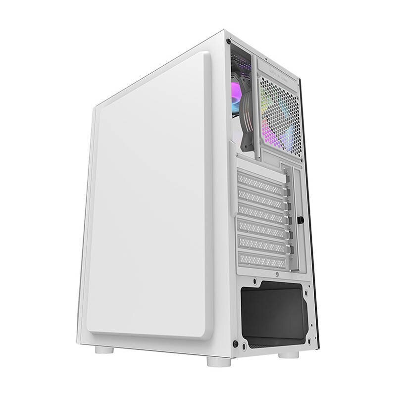 Darkflash DK150 datora korpuss ar 3 ventilatoriem (balts) цена и информация | Datoru korpusi | 220.lv