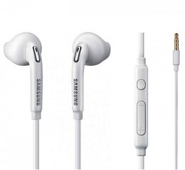 EO-EG920BW Samsung Stereo Headset 3,5mm White (Bulk) цена и информация | Наушники | 220.lv