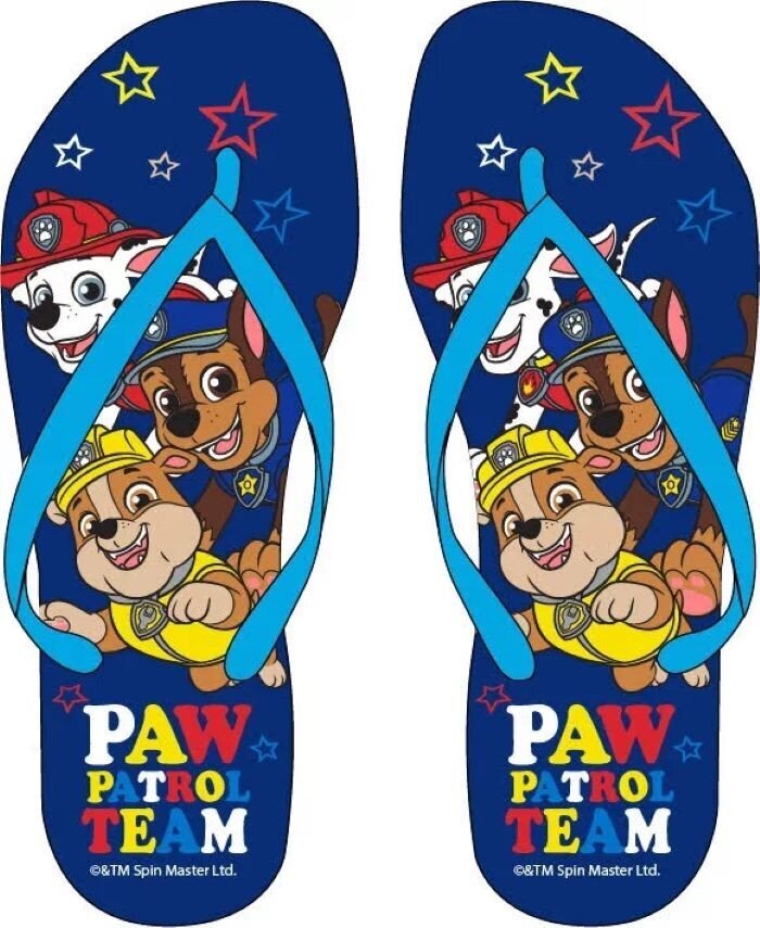 Javoli bērnu čības Paw Patrol 52511419 01, tumši zils/zils 52511419*01-32/33 cena un informācija | Bērnu čības, maiņas apavi | 220.lv