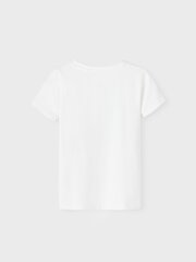 Name It детская футболка 13215381*01, белый 5715414336748 цена и информация | Рубашки для девочек | 220.lv