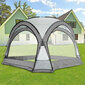 Dārza paviljona telts, 3,5x3,5m cena un informācija | Dārza nojumes un lapenes | 220.lv