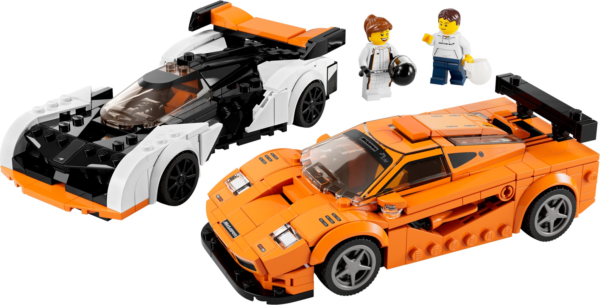 76918 LEGO® Speed Champions McLaren Solus GT ir McLaren F1 LM cena un informācija | Konstruktori | 220.lv