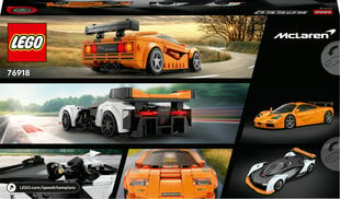 76918 LEGO® Speed Champions McLaren Solus GT и McLaren F1 LM цена и информация | Конструкторы | 220.lv