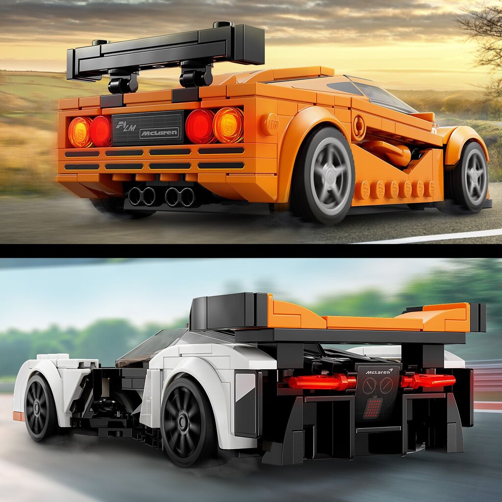 76918 LEGO® Speed Champions McLaren Solus GT ir McLaren F1 LM цена и информация | Konstruktori | 220.lv