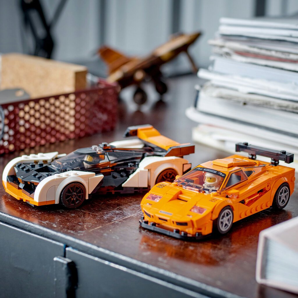 76918 LEGO® Speed Champions McLaren Solus GT ir McLaren F1 LM cena un informācija | Konstruktori | 220.lv