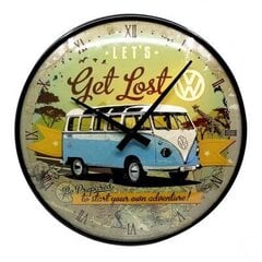 Nostalgic Art VW Bulli Lets get Lost pulkstenis cena un informācija | Pulksteņi | 220.lv