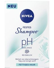 Шампунь для жирных волос Nivea Shampoo bar PH Balance, 75 г цена и информация | Шампуни | 220.lv