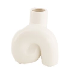 Vāze porcelāna 11,5cm balta cena un informācija | Vāzes | 220.lv