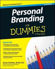 Personal Branding For Dummies 2e 2nd Edition цена и информация | Самоучители | 220.lv