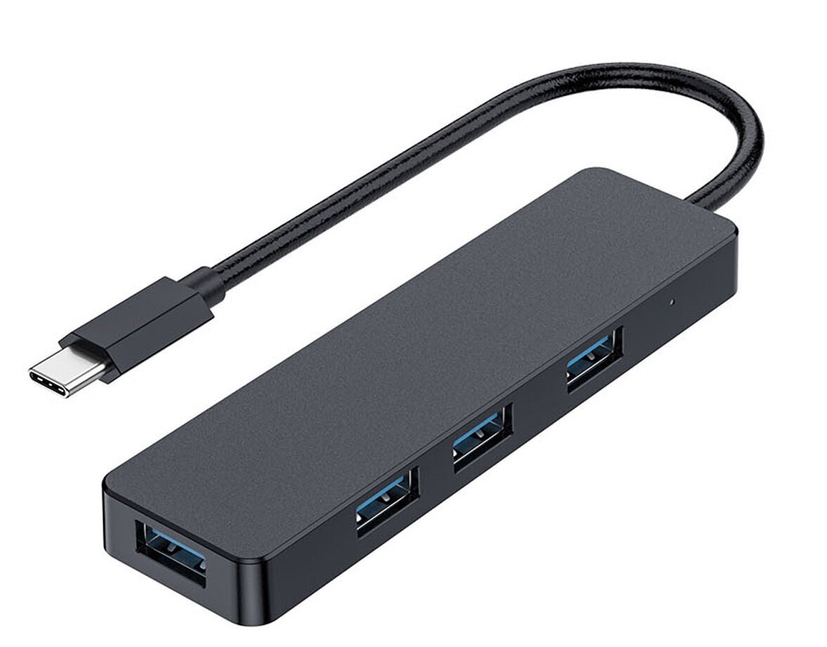 Adapteris Gembird UHB-CM-U3P4-01, USB 3.1 (Gen 1), Type-C cena un informācija | Adapteri un USB centrmezgli | 220.lv