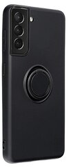Mocco Pastel Ring Silicone Back Case Силиконовый чехол для Samsung Galaxy S23 Plus Черный цена и информация | Чехлы для телефонов | 220.lv