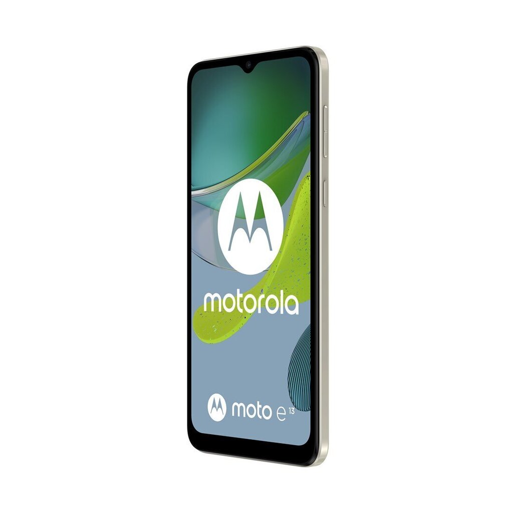 Motorola Moto E13 2/64GB PAXT0025SE Creamy White cena un informācija | Mobilie telefoni | 220.lv