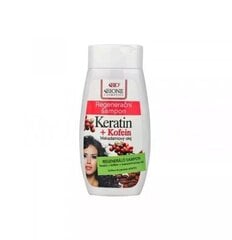 Bione Cosmetics Keratin & Caffeine Regenerating Atjaunojošs Šampūns Keratīns + Kofeīns, 260 ml цена и информация | Шампуни | 220.lv