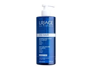 Līdzsvarojošs pretblaugznu šampūns Uriage DS Hair Soft, 500 ml цена и информация | Шампуни | 220.lv