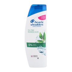 Head & Shoulders Tea Tree Anti-Dandruff Shampoo - Šampūns pret blaugznām ar tējas koka eļļu, 400 ml cena un informācija | Šampūni | 220.lv