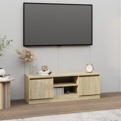 TV skapis ar durvīm, ozols, 102x30x36 cm цена и информация |  Тумбы под телевизор | 220.lv