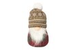 Rūķis ar adītu cepuri 616583 22cm brūns цена и информация | Ziemassvētku dekorācijas | 220.lv