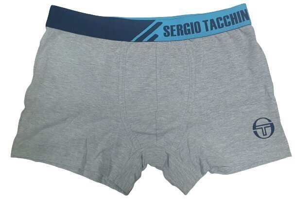 Vīriešu bokseršorti, Sergio Tacchini Grigio chiaro melange cena un informācija | Vīriešu apakšbikses | 220.lv
