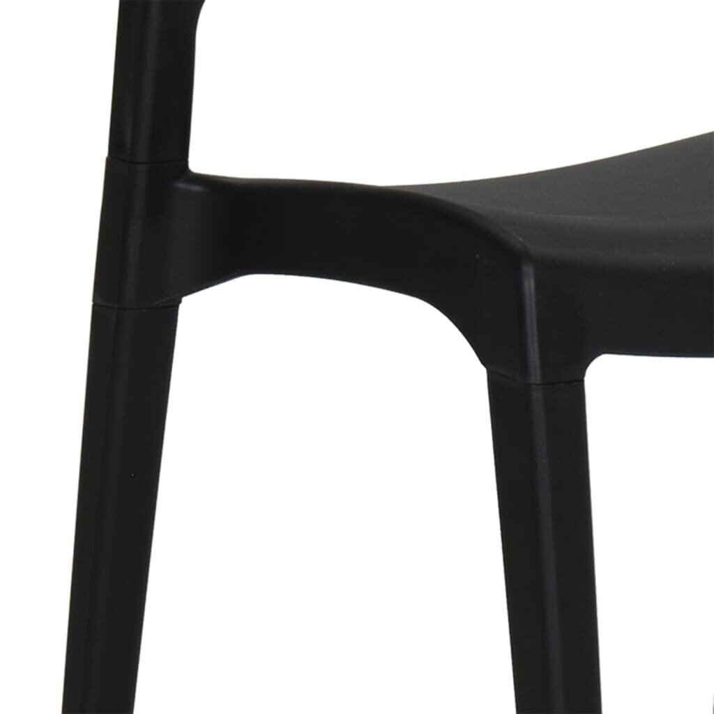 vidaXL dārza krēsli, 2 gab., antracītpelēki, polipropilēns cena un informācija | Dārza krēsli | 220.lv
