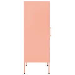 vidaXL skapītis, 42,5x35x101,5 cm, tērauds, rozā cena un informācija | Skapīši viesistabai | 220.lv