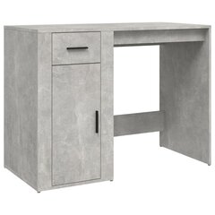 vidaXL rakstāmgalds, betona pelēks, 100x49x75 cm cena un informācija | Datorgaldi, rakstāmgaldi, biroja galdi | 220.lv
