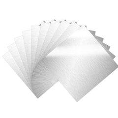 Hantouth 12 кусочков Алюминиевые пластины 15 * 15 см, Алюминиевая пластина толщиной 0,5 мм, алюминиевый лист  цена и информация | Другие принадлежности для мебели | 220.lv