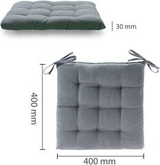 Etérea Basic Seat Cushion, подушка стула с связками,  40x40 см, Bordeauxx цена и информация | Подушки, наволочки, чехлы | 220.lv