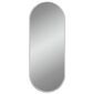 vidaXL sienas spogulis, sudraba krāsā, 50x20 cm, ovāls цена и информация | Spoguļi | 220.lv