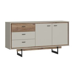 Cabinet RIVERO 160x40xH83cm, oak/grey цена и информация | Комоды | 220.lv